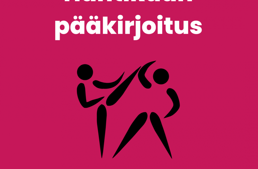 Huhtikuun pääkirjoitus: Häirinnän on loputtava urheilussakin
