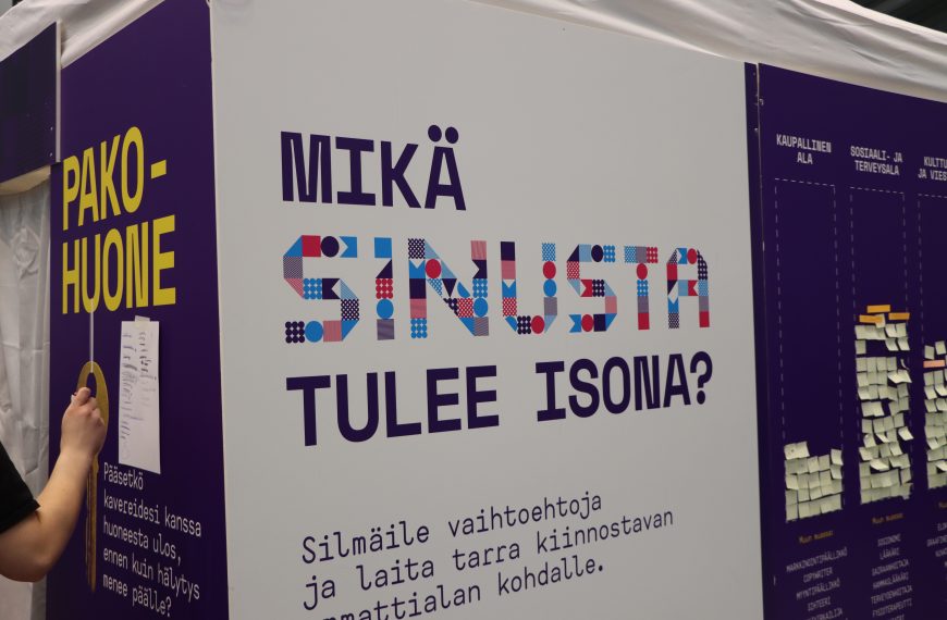 Opinlakeusmessut sai nuoret pohtimaan omaa tulevaisuuden haaveammattia
