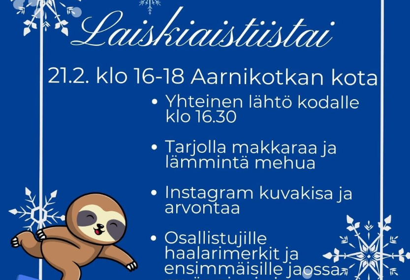 Laiskiaistiistai ja somekuvakisa